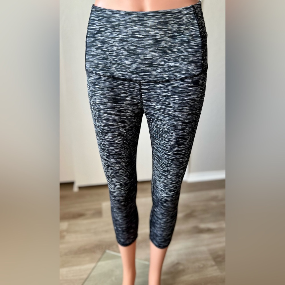 Gray Patterned Leggings